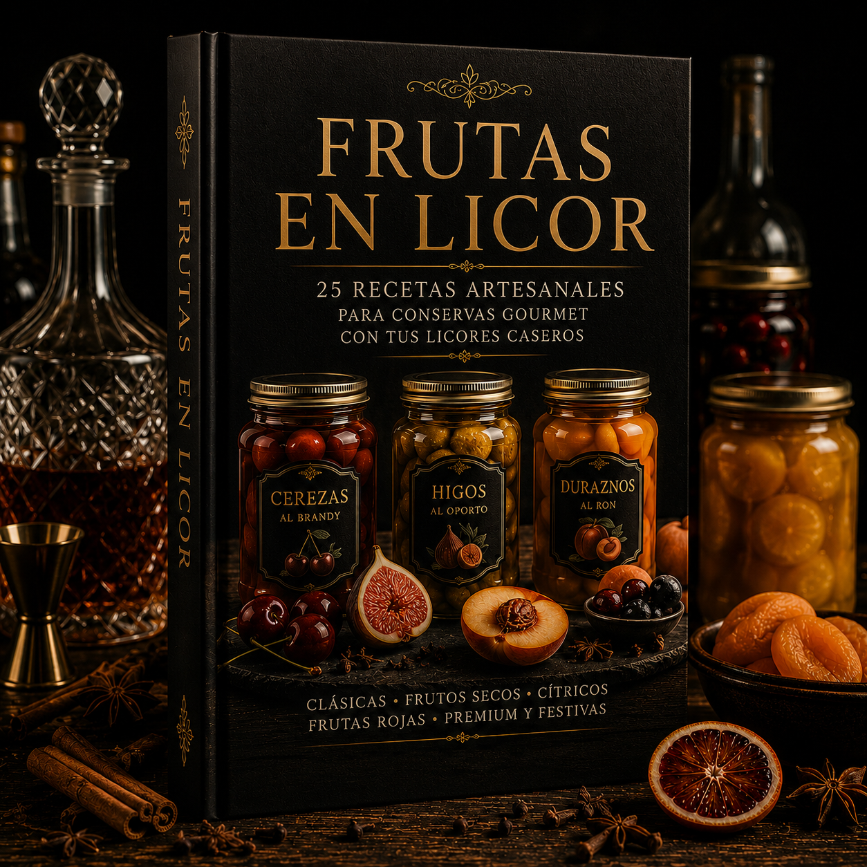 Frutas en Licor: 25 Recetas de Conservas Gourmet